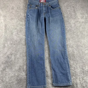Levis 514 Jeans Boys 14 Regular 27x27 Blue Slim Straight Medium Wash Denim - Picture 1 of 21