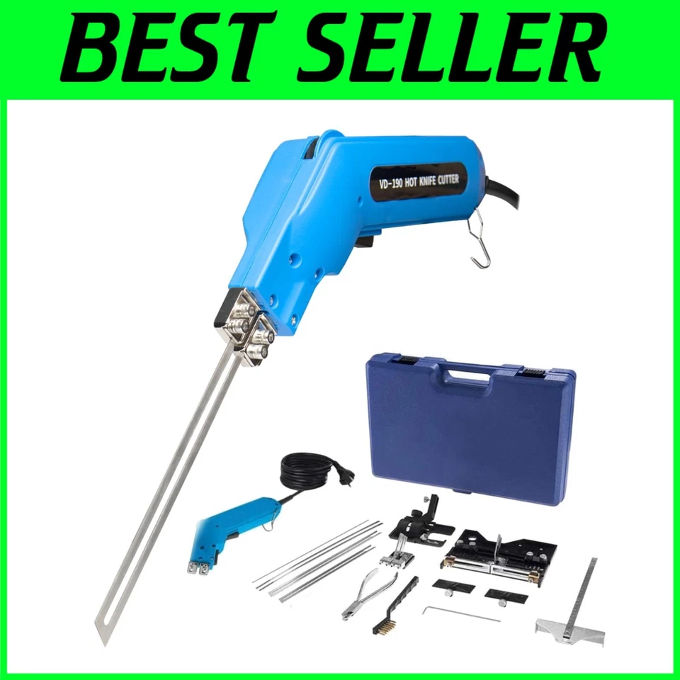 Versatile Foam Cutter Tool - 200W Electric Hot Knife with Stainless Steel Blades - Image 1 of 4