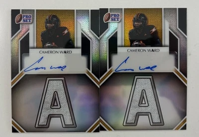 2- 2025 Cameron Ward Signatures Surname Pro Set /25 Auto - Image 1 of 2