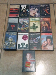 Indie Rock Metal Cassette Collection Job Lot IRON MAIDEN BOWIE VERVE THE JAM Etc - Picture 1 of 1