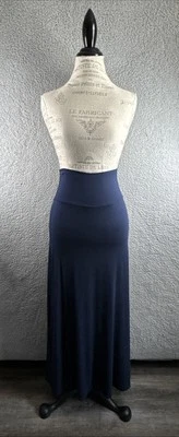 Maxi Falda Loveappella Azul Marino Línea A Boho Playa Talla XS NUEVA CON ETIQUETAS Foto 1 de 4