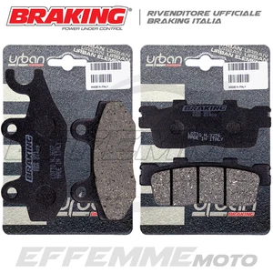 Pastiglie KYMCO People 125 S 2017 2018 2019 2020 (No GT) Kit Ant.+ Post. BRAKING - Foto 1 di 1