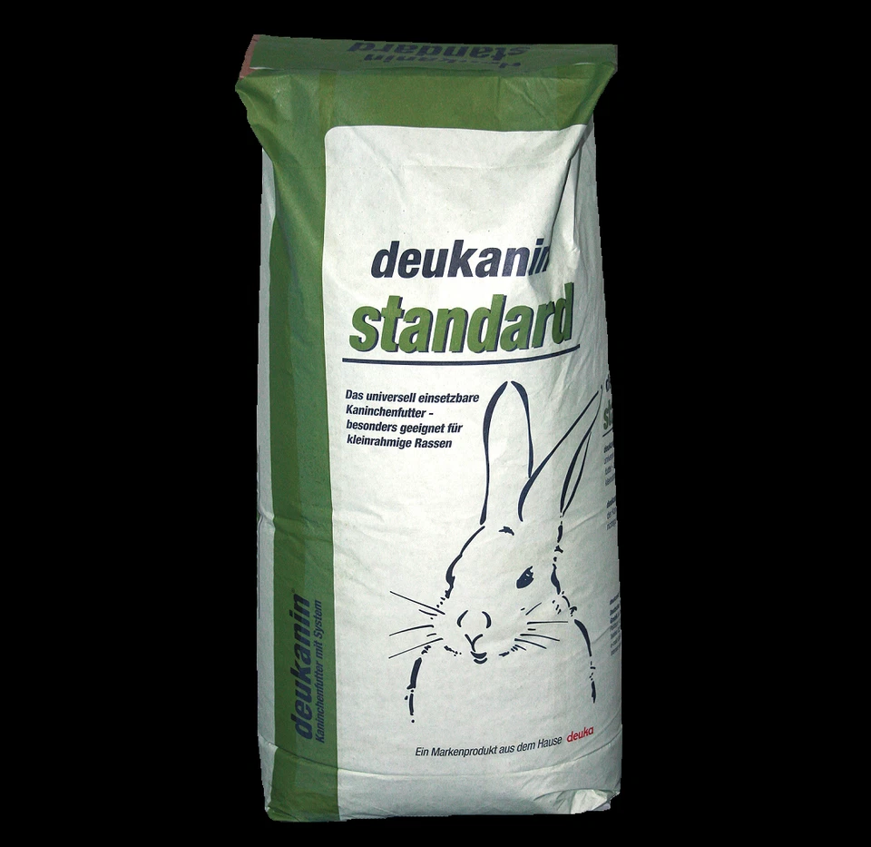 deuka deukanin standard 25kg Kaninchenfutter Universal Nager Hasenfutter Pellets - Bild 1 von 3