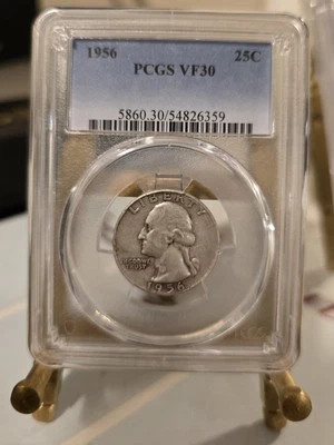 1956 Washington Quarter-PCGS VF30 - Image 1 of 2