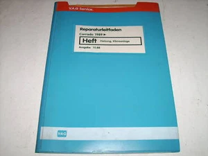 Manual de Instrucciones VW Corrado Acondicionado/Calefacción Stand 10/1988 - Imagen 1 de 1