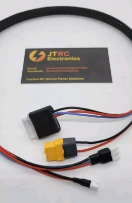 "Cable de carga SCX24 Lipo 2S Balance XT60 24"" PH2.0 y enchufe JST" Foto 1 de 3