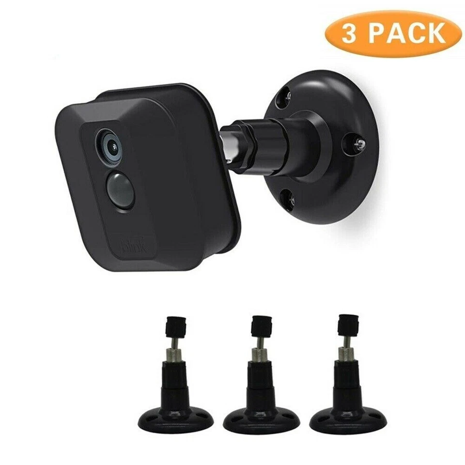 3X Adjustable 360° Wall Mount Bracket Holder For Blink XT/XT2 In/Outdoor Camera - Image 1 of 4