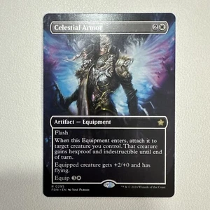 Celestial Armor Borderless (NM Non-Foil) FDN-0295 Rare MTG - Bild 1 von 4