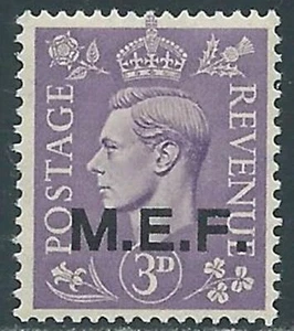 1943-47 OCCUPAZIONE BRITANNICA MEF 3 P MNH ** - RF37-3 - Picture 1 of 1