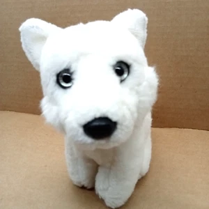 WWF OKO Arctic Fox 6" Juguete Suave Peluche Gorro Edredón - Imagen 1 de 7