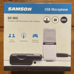 Samson GO MIC Portable Clip-On USB Microphone With Case SAGOMICHD - Afbeelding 1 van 7