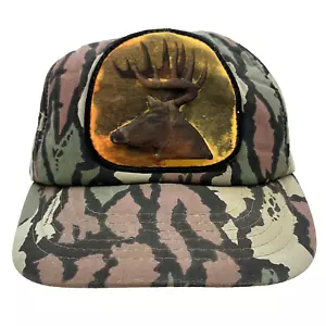 Hunting Hat Cap Snap Back Brown Green Camo Military Tactic Deer Buck Hunter Mens - Foto 1 di 9