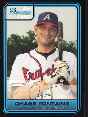 2006 Bowman Draft Picks & Prospects Chase Fontaine #DP9 Atlanta Braves - Image 1 of 2
