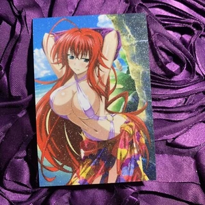 RIAS GREMORY HIGH SCHOOL DxD Goddess Matte Anime Waifu Girl Card Beach - Picture 1 of 4