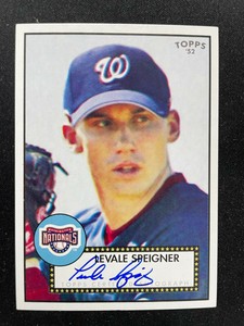 2007 Topps ('52 Certified) SIGNED: LeVale Speigner, NATIONALS