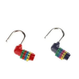 2 Pieces 4 Letter Combination Lock Password Sturdy Padlock - Picture 1 of 7