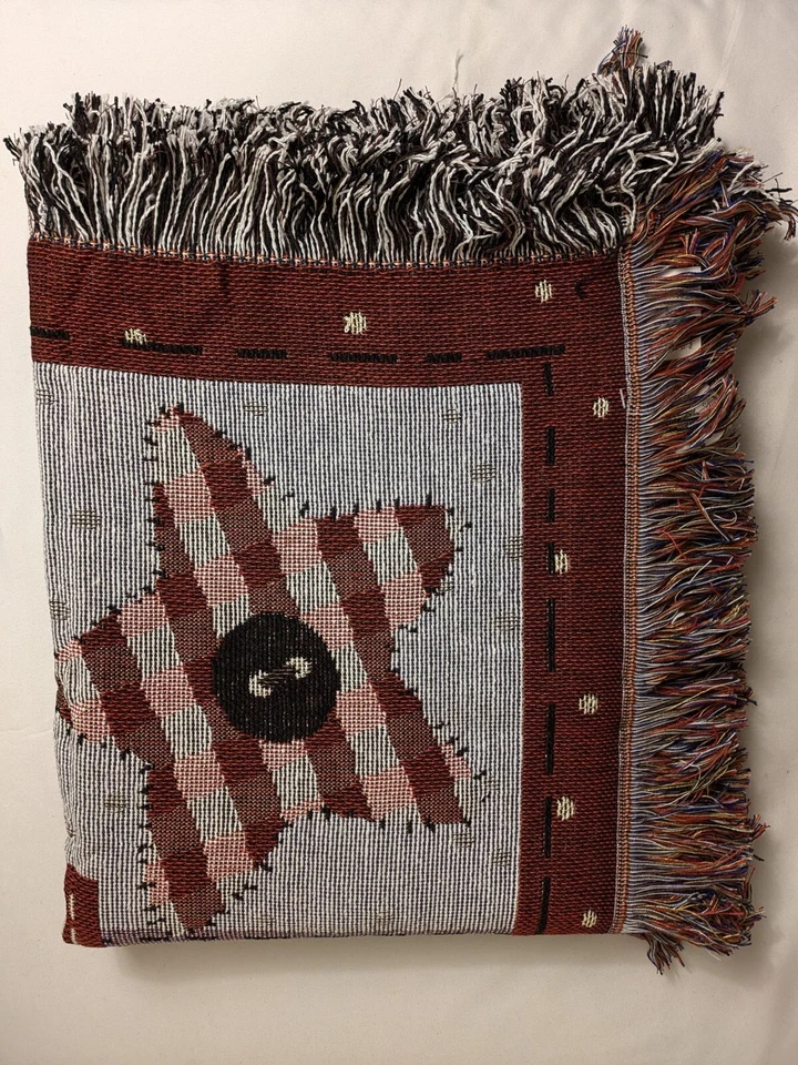 NEW Collections Etc “Friends are Like Angels”Tapestry Throw Blanket Patchwork - Image 1 of 4