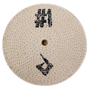 8" Metal Polishing Wheel | #1 Sisal Bench Grinder Buffing Polish Cotton Buff Pad - Picture 1 of 2