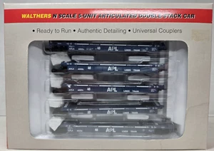 N Scale Walthers 932-8103 APL 305’ Thrall 5-Unit Articulated Double Stack #6000 - Picture 1 of 5