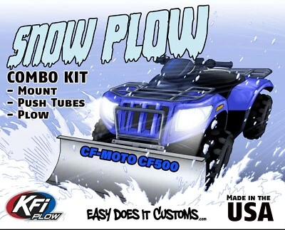 CF-Moto CF500 / A 2008 - 2011  KFI ATV 60" Snow Plow Combo Kit Foto 1 de 4