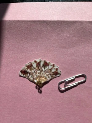 Ladies decorative Fan 1:12 dollhouse minis Gailslittlestuff $1 ship- Victorian