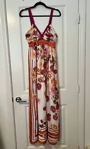 Alberta Ferretti Maxi Dress Size 4 Floral Print - Picture 1 of 5
