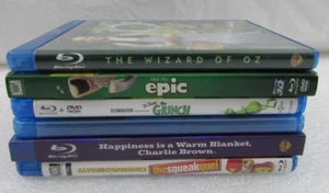 6 Family Blu-Ray's: Wizard of Oz, Grinch, Epic, Cars 2, Alvin & the Chipmunks 2 - Picture 1 of 9