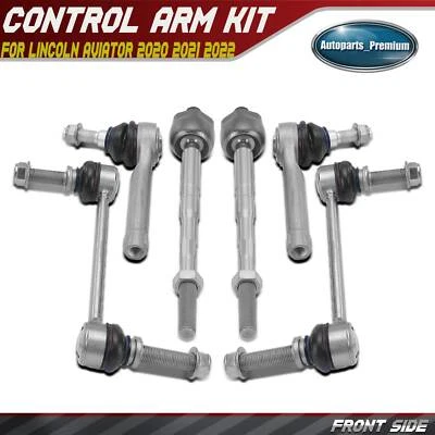 Barra estabilizadora frontal 6 piezas eslabón y extremo de barra de amarre para Lincoln Aviator 2020-2022 Foto 1 de 4