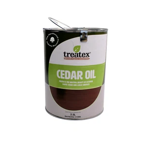 Treatex Cedar Oil - Exterior Protection for Cedar / Larch Timber Surfaces - 2.5L - Picture 1 of 4