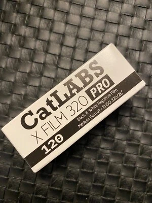 CatLABS X FILM 320 Pro 120 roll film BW negative film -- EXPIRED SEP 2024