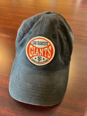 MLB Béisbol Gigantes de San Francisco Candelabro Parque Gorra Negra Sombrero Cooperstown Col Foto 1 de 4