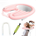 Portable Inflatable Hair Washing Tray Rinse Basin For Cutting Hair Shampoo Bowl