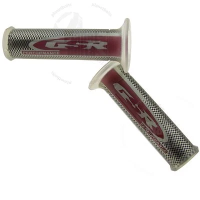 Empuñadura roja 7/8" para Suzuki GSR Logo Manillar con agarre 22 mm izquierda derecha delantera Foto 1 de 4