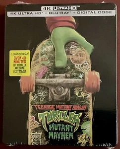 TEENAGE MUTANT NINJA TURTLES: MUTANT MAYHEM 4K Br Combo LIMITED Ed. w/PROTECTOR - Picture 1 of 7