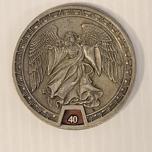 Reaper ProCounter Talisman MTG Metal Angel Spinning Gold Life Counter 1998 - Picture 1 of 4