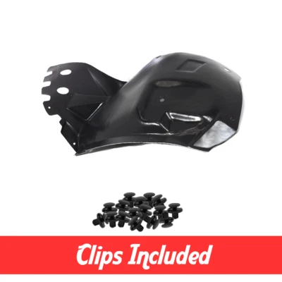 Front Driver Side Fender Liner Front Section w/ Clips For 2008-2013 Cadillac CTS Foto 1 de 4