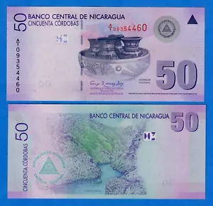 Nicaragua 50 Cordobas 2007 P-203 UNC Note - Ceramics / Sómoto Canyon - Picture 1 of 3