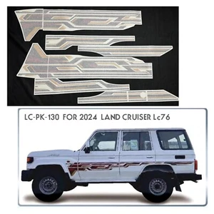 Toyota Land Cruiser 70 Series LC76 (5Door) Complete Side Body Sticker / Decal - Foto 1 di 8
