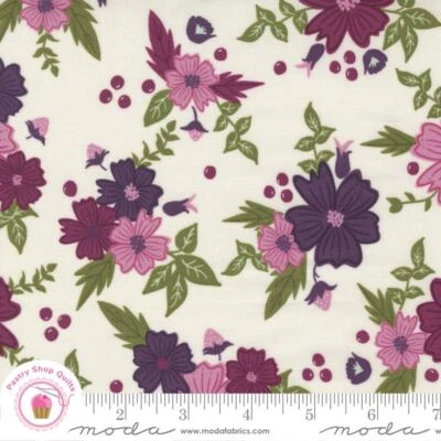 Tela de edredón Moda WILD MEADOW 43130 11 púrpura lavanda floral SWEETFIRE ROAD Foto 1 de 4