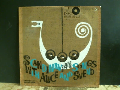 ALICE AND SVEND  Scandinavian Songs  LP  Swedish Folk  Great! - Image 1 of 3