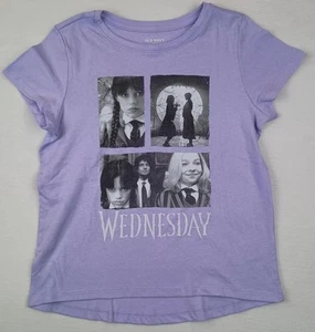 Old Navy Wednesday Oversized Graphic T-Shirt Girls Size L (10-12) Short Sleeve - Picture 1 of 5