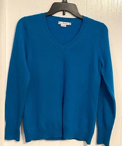 Enya Mantanani 100% Kaschmir V-Ausschnitt Damen Pullover Gr. Medium - Bild 1 von 7
