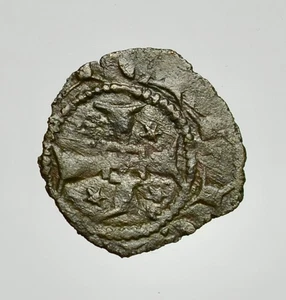 BRINDISI - CARLO I D'ANGIO' 1266-1278 -MI/ DENARO MOLTO RARA ! - Picture 1 of 2