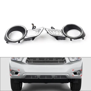 Daytime Running Lights Fog Lamp Kit For Toyota Highlander 2008-2011 - Picture 1 of 14