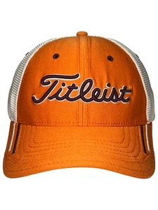 Titleist Golfmütze L/XL Trucker Mesh tailliert offiziell orange & weiß & lila - Bild 1 von 22
