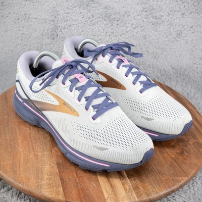 Brooks Ghost 15 Running Shoes Women's Size 10.5 W Spa Blue Neo Pink Sneakers - Image 1 of 4
