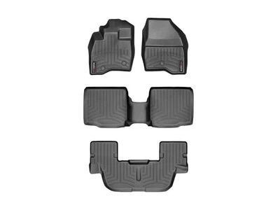 Forro de piso WeatherTech para Ford Explorer 2017-2019 - Juego completo, negro Foto 1 de 4