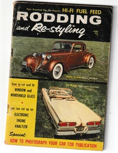 Revista Rodding and Re-Styling abril 1959. Ford 34 y Ford '58 - Imagen 1 de 1
