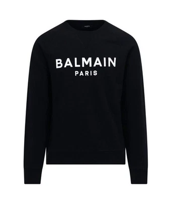 Felpa Balmain dalla Taglia XS alla Taglia XXL colore Nero logo Bianco - Bild 1 von 4