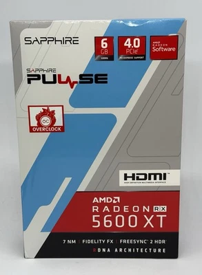 SAPPHIRE Pulse AMD Radeon RX 5600 XT 6GB GDDR6 Graphics Card NEW - Image 1 of 4